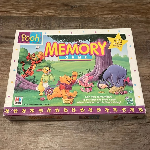 🎉 Host pick! Vintage Winnie the Pooh Memory Game – Classic Children’s Fun - Picture 1 of 4